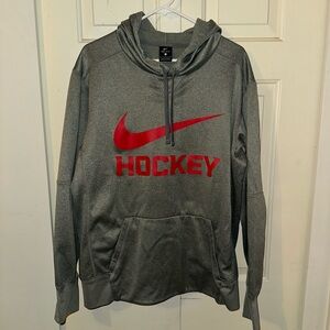 Nike Gray Hockey Hoodie